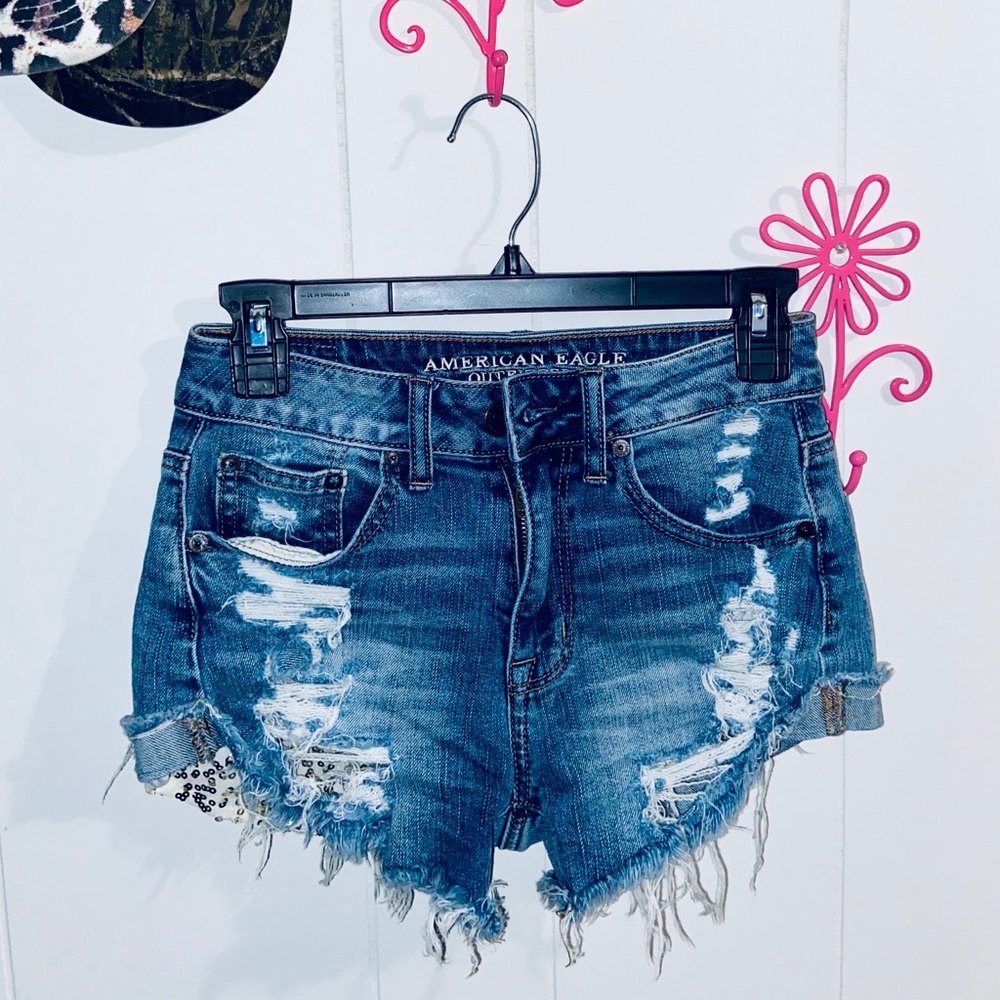 00 American Eagle Outfitters High Waisted Shorts